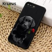 Krajews Mielas šuo labradoro retriveris Minkštas telefono dėklas iPhone 14 5 6s 7 8 plius XR XS 11 12 13 pro max Samsung S21 S22ultra iPhone 14