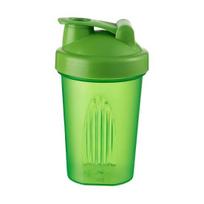 400ML Sports Water Bottle BPA Shaker Powder Bottle for Protein Free Leak-Proof Wide Mouth 400ML žalia