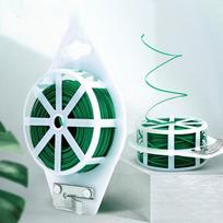 30m/50m/100m Green Cable Ties with Cutter, Garden Plant Ties Reusable Gardening Tomatoes Tie Garden Ties for Plants, Garden Twist 30m white