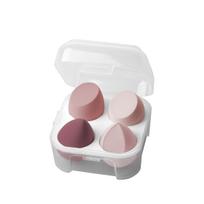 4pcs/Set Makeup Sponge With Storage Box Soft Professional Puff Dry&Wet Use Foundation Powder Beauty Tool Women Sponge Egg