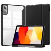 For Xiaomi RedMi Pad SE 11\  2023 Case RedMi Pad 10.61\  Pencil Holder Cover MiPad 6 5 Pro 11 inch Tablet Auto Sleep Funda Cover Xiaomi Pad 6 white