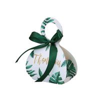 25PCS wedding birthday  baby shower party  favor box handbag shape candy small gift paper box 6.5x3.2x4.5cm white