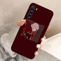 Zero Two Darling 002 Phone Case For Xiaomi Redmi Note 11 10 9T 8 7 Pro Redmi 10 9 9A 9C 8 7 6 Soft Black Phone Cover Redmi Note11-11S 4G