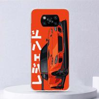 JDM Tokyo Drift Sportinio automobilio minkštas dėklas Xiaomi Poco X3 NFC X4 M4 Pro M3 M2 telefono dangtelis F3 F2 F1 Mi Note 10 Lite A3 A2 A1 Funda Xiaomi Poco X3