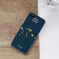Twelve Constellations Phone Case For Huawei P50 P40 P30 Pro Mate 40 30 Pro Nova 8 8i Y7P Honor Transparent Phone Cover Honor 9C gray