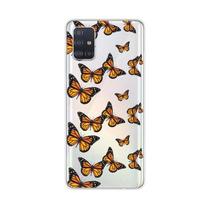 Beautiful Butterfly For Samsung Galaxy A01 A11 A12 A22 A21S A31 A41 A42 A51 A71 A32 A52 A72 A02S Silicone Phone Case Samsung A02S blue