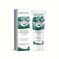 EELHOE Pine Soothing Centella Asiatica Cleanser Cream for All Skin Types, Deep Pore Cleansing & Hydration 100ml white