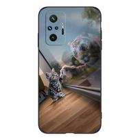 Case For Xiaomi Redmi Note 10 PRO 4G phone back cover shockproof Case Cover Black Tpu Case lion wolf tiger dragon Redmi Note 10 pro 4G