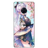 Kamisato Ayaka Genshin Impact Phone Case For VIVO Y95 Y93 Y31 Y20 V19 V17 V15 Pro X60 NEX Soft Black Phone Cover VIVO Y95 gray