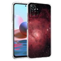 Telefono dėklas, skirtas Xiaomi Poco X3 NFC M3 F3 Redmi Note 9S 9 8 10 Pro 7 8T 9C 9A 8A K40 Skaidrus dangtelis Spalvinga kosmoso galaktikos visata Redmi 8 brown