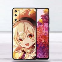 Case For Samsung Galaxy S22 Ultra S20 FE S21 Plus S10 Lite S10e S9 S8 S7 Silicone Phone Cover Soft Funda Genshin Impact Girl Sac Samsung S22 beige