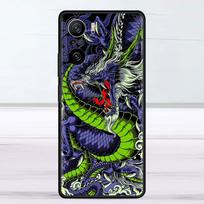 Case For Xiaomi Redmi Note 11 9S 10 9 8 7 9A 9C 9i K40 8T 10C 9T K50 Silicone Phone Shell Fashion Chinese Vintage Dragon Redmi Note 11 black