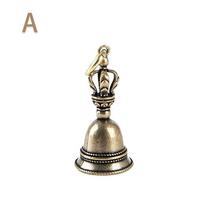 Žalvario rankų darbo varpelio raktas automobilio vėjo varpas Tibeto varpelio dovanų pakabukas namų dekoravimui 4.8cm x 2.5cm sidabras