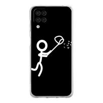 juokingas mielas degtuko žmogeliukas telefono dėklas, skirtas Samsung Galaxy A51 A71 A21S A12 A11 A31 A41 A01 A03S A22 A13 A33 A73 A53 A52 A32 5G A23 dangtelis Samsung A13 white