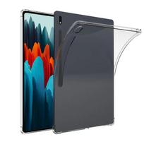 Planšetinio kompiuterio dėklas Samsung Galaxy Tab S8 Ultra X900 X906 14,6 colio TPU minkštas galinis dangtelis S8Ultra X900 14.6 gryna