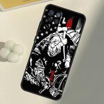 Firefighter Heroes Fireman For OPPO Find X3 Lite X5 Pro A5 A9 A31 A53 S A83 A91 A93 A54 A74 A94 A15 A16 A52 A72 Case OPPO A94 4G gray