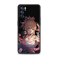 Genshin impact Baizhu Case For Oppo Reno8 Reno7 Reno6 Pro Plus A54 5G Find X6 X5 A53 A52 A9 A15 A95 A17 A16 A76 A74 A57 Cover Reno6 Pro Plus 5G brown
