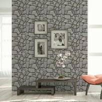 10 Pieces of 3D Wall Stickers Gray Self-adhesive Waterproof Kitchen Bathroom Home Decoration DIY Removable 10 pcs gray