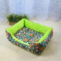 Dog House Cat House Four Seasons Universal Bed Bite Resistance Dog Mat Winter Warm Pet House 46*35 cm green