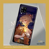 Anime Genshin Impact Yoimiya, skirtas Samsung Galaxy A54 A34 A53 A73 A33 A23 A13 A51 A71 A12 A22 A32 A42 A52 A14 telefono dėklas Samsung A70 white