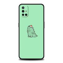 Phone Case For OnePlus 11 10 9 Pro 9T 12R 10R 9R 9RT 10T 8T 8 7 7T Nord 2T CE 2 5G N200 N10 N100 Cover Cute Dinosaur Bear Couple OnePlus 10 Pro beige
