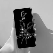 Hair Stylist Hairdresser For Samsung J3 J5 J7 J510 J310 J330 J710 J730 J1 A3 A5 2016 2017 J4 J6 Plus J8 2018 Case J8 2018 - J810 gray