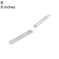 Kremo mentelė taupanti darbą, nerūdijanti, nerūdijančio plieno, daugiafunkcinis kremo grandiklis, kepimo įrankis namams 8Inch B