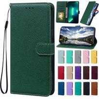 Leather Wallet Flip Case For Huawei Honor 200 Lite 100 90 Pro 80 70 Pro+ Card Holder Back Cover Funda Honor 200 Lite juoda