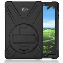 10.1  Silicone Anti-fall Tablet Case with Rotating Stand for Tab A P580 and P585 With SPen, No Shoulder Strap juoda