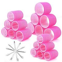 28pcs/set Self-Grip Hair Rollers Heatless Hair Curlers No Heat Hair Bangs Volume Self-adhesive Hook Curlers DIY Styling Tools juoda