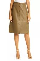 Real Soft Lambskin Leather Handmade Party Formal Stylish Women's BROWN Skirt XS ruda