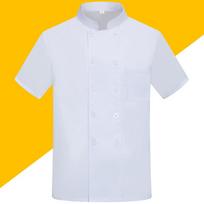Unisex Patchwork Virėjo švarkai Stovinčia apykakle Restorano Virtuvės Virimo Darbo Drabužiai Padavėjo Virėjo mokinio Uniforma XXXXL balta