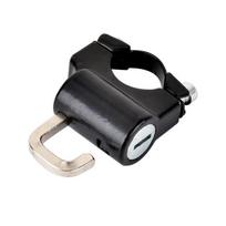 (Kung Pao vištiena)Apsaugos nuo vagystės šalmo užraktas skirtas 7/8 '' 22 mm vairo motociklo dviračiui One size juoda