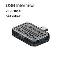VAORLO C tipo į HDMI/PD/USB3.0 adapteris HUB 4K konverteris HUB Greitas perdavimas USB/C tipo į USB3.0+USB2.0, skirtas nešiojamam kompiuteriui USB to USB juoda