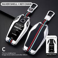 Anglies pluošto silikono automobilio rakto dėklas LED ekranas, skirtas BMW 5 7 serijai G11 G12 G30 G31 G32 i8 I12 I15 G01 X3 G02 X4 G05 X5 G07 X7