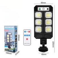 9000LM LED saulės lempos judesio jutiklio sieninis apšvietimas lauko saulės šviesa vandeniui atsparus gatvės apšvietimas nuotolinio valdymo išorinė saulės lempa A-Solar lamp