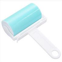 Washable Clothes dust remover Lint Sticky Picker Reusable Sticking device Clothes Fluff Roller Cleaner Pet Hair Remover mėlyna