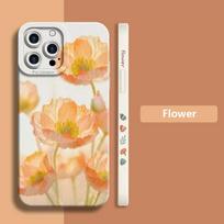 For Xiaomi Redmi Note 12 13 Pro Plus 5G 12S 11 11S 10S Watercolor Flower Plant Phone Case For Redmi 12 13C Shockproof Soft Cover Redmi Note 12 5G