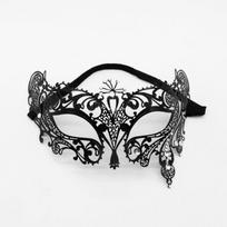 1 vnt. Sexy Ladies Masquerade Ball Kaukė Venecijos vakarėlio akių kaukė suvarstoma Naujas juodas karnavalinis kostiumas Seksualaus vakarėlio dekoras D