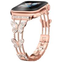 Slim Metal Strap For Apple Watch band UItra 49mm 9 8 7 45mm 41mm Women elegant bracelet for iwatch serie 6 5 4 SE 44mm 40mm 42mm 38mm For UItra1/2 49mm sidabras