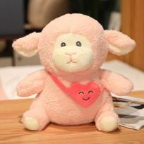 1vnt 20/25cm Kawaii avių pliušiniai žaislai Minkšti įdaryti alpakų lėlės Graži žaislinė pagalvė gimtadienio Kalėdų dovana vaikams Mergina 20cm rožinė