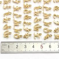 26 vnt aukso AZ raidžių abėcėlės pakabukai pasidaryk papuošalų gamybos priedai 26Pcs