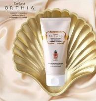 Coreana ORTHIA PERFECT COLLAGEN 24K ROSE GOLD PUTOJANTIS VALIKLIS, Kbeauty, Korėjietiška kosmetika, mėginys brown