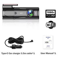 Automobilio DVR Dash Cam 1080P WiFi vaizdo įrašymo įrenginys Black Box Night Vision G-sensor Parking Monitor Kilp Recording Car dash cam