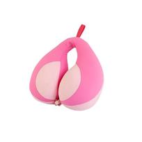 Children's Car Neck Protection Pillow Plush U-shaped Nap Pillow Baby Car Safety Seat Head Support Pillow Children Travel Pillow blue