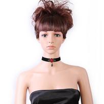 1Pc Elegant Rose Choker Necklace For Women Accessories Gothic Party Jewelry