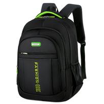 New Oxford Cloth Backpack Men & Women Business Computer Backpack Outdoor Middle & High School Student Travel School Bag žalia