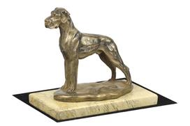 dogas II - šuns figūrėlė, šuns silueto figūrėlė, trofėjus Art-Dog šunų parodoje ruda