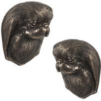 Japanese Chin, Japanese Spaniel - Dog statue, hanging bust, unique decoration for dog lover by Art-Dog brand ruda