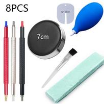 1 Set Watch Dust Air Blower Pump Rubber Cleaning Wristwatch Parts Cleaner Brush Tool Cleaning Suit Watch Repair Tool Care Kit black